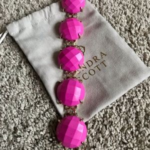 Kendra Scott pink Cassie bracelet